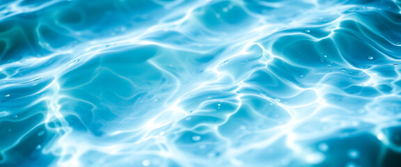 Fototapeta premium Abstract Blue Water Ripples