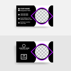  Multipurpose Creative corporate business card design Template Double side with professional Elegant , visiting card , business card template.