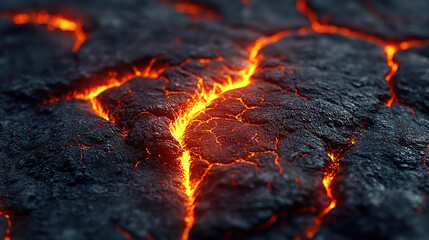 3D render of lava, lava texture background