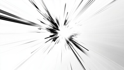 Obraz premium Abstract vector background of a comic book explosion