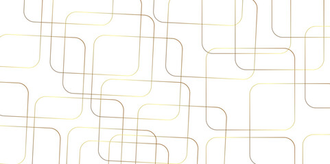 Modern minimal and clean white gold background with realistic line wave geometric circle shape, abstract white and gold colors with lines pattern texture computer geometric digital connection design .