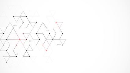 Creative idea of modern design with abstract geometric background. Minimalistic texture with triangles pattern