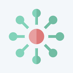 Icon Variety. related to Choice symbol. flat style. simple illustration