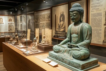 Tripitaka Historical Exhibit Buddhism Religion Spiritual Symbol