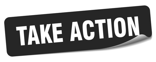 Fototapeta premium TAKE ACTION