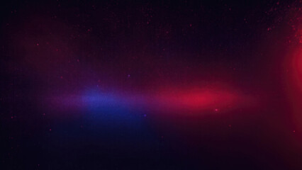 Obraz premium Abstract dark Red digital background with sparkling blue light particles form into lines