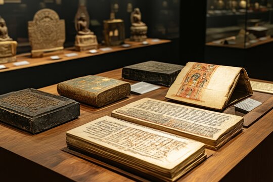 Tripitaka Historical Exhibit Buddhism Religion Spiritual Symbol