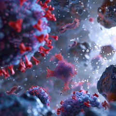 Naklejka premium What are the key challenges in developing antiviral therapies? Job ID: 4e7a20bd-62b0-441c-80c2-16f94340f2c5