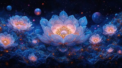 Fototapeta premium Cosmic Bloom