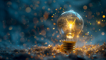 creative idea.Concept of idea and innovation