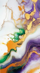 Abstract Art with Swirling Colors.