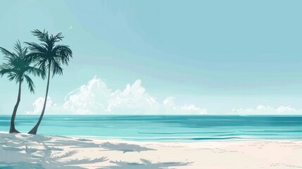 Obraz premium Tropical Beach Paradise