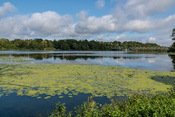 Essen und der Baldeneysee im Ruhrgebiet