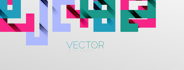 Color bend lines with shadow texture effect. Vector Illustration For Wallpaper, Banner, Background, Card, Book Illustration, landing page