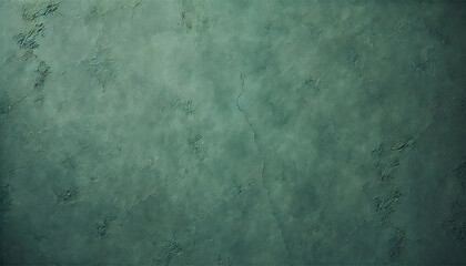 Obraz premium ひび割れた壁 壁 ひび割れ クラック テクスチャー コンクリート 表面 無地 模様 傷 スクラッチ グリーン 質感 建築 老朽化 劣化 背景 ミニマル アブストラクト アート ストラクチャー
