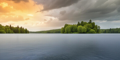 _A-serene-lake-surrounded-by-lush-green-trees