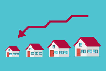 Housing price falling down	