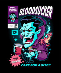 Bloodsucker Halloween Design Theme