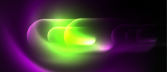 Shiny color neon glowing design. Vector Illustration For Wallpaper, Banner, Background, Card, Book Illustration, landing page