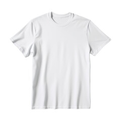 Fototapeta premium White t-shirt mockup isolated on transparent background