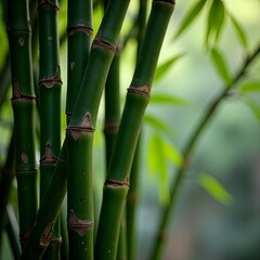 Obraz premium green bamboo forest