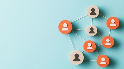 Professional email with networking links, recipient details, 3D illustration