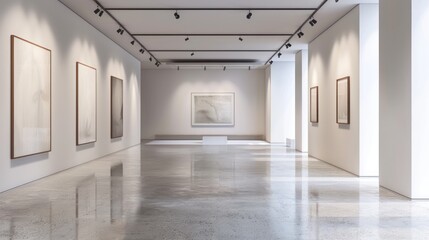 Obraz premium Modern Art Gallery Interior