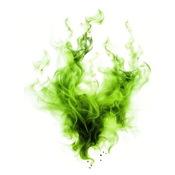 recommend clip art: Mystical dark green Fire Flames clip art on white background