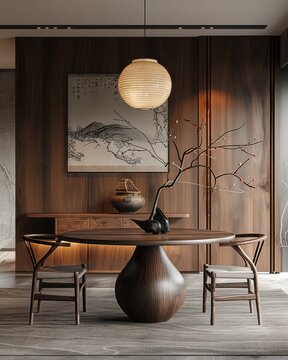 dining table and chairs inversion