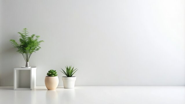 Minimalist composition featuring a crisp, flawless, and purely white background, perfectly isolated and void of any distractions, ideal for showcasing products or objects.