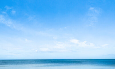 Summer background nature travel ocean texture surface blue sea and horizon nature tropical, beauty view landscape shore island cloud clear sky light day card holidays tourism Vacation shore ecosystem.