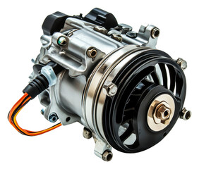 PNG Detailed view of a car air conditioning compressor