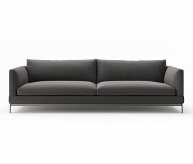 Fototapeta premium white sofa isolated on white background