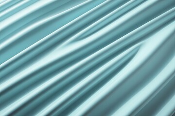 Fototapeta premium Three-Dimensional Rippled Lines on a Soft Light Blue Background