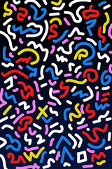 Abstract background pattern random full colors