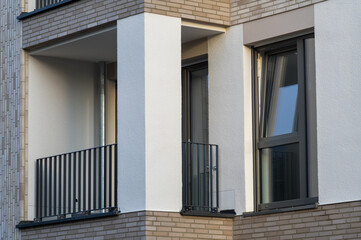 loggia on a modern residential building