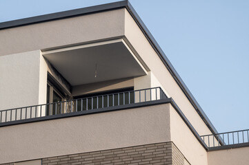 Fototapeta premium loggia on a modern residential building
