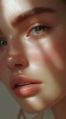Fototapeta premium woman, skin elasticity and a fresh glow.