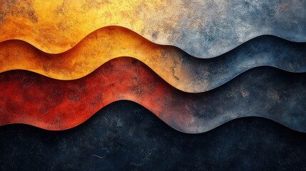 Abstract Wavy Design