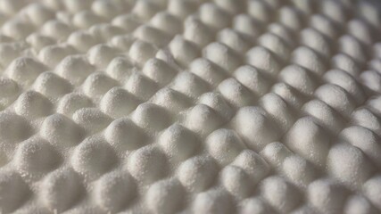 Naklejka premium White foam material in bubble form