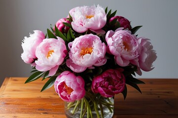Fragrant Peony Blooms Celebrating Their Vibrant Beauty and Aroma