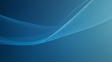 Abstract Blue Waves on a Blue Background.

