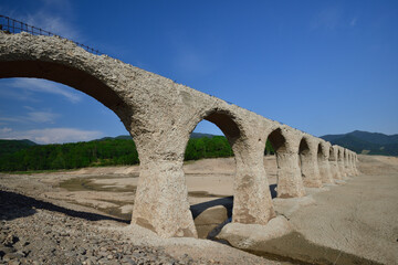 2014年6月　タウシュベツ川橋梁　北海道　日本/June 2014, Taushubetsu River Bridge,...