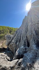海岸　岸壁　仏ヶ浦