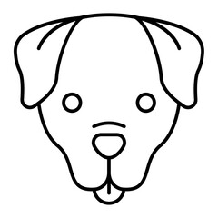 Labrador Retriever dog face