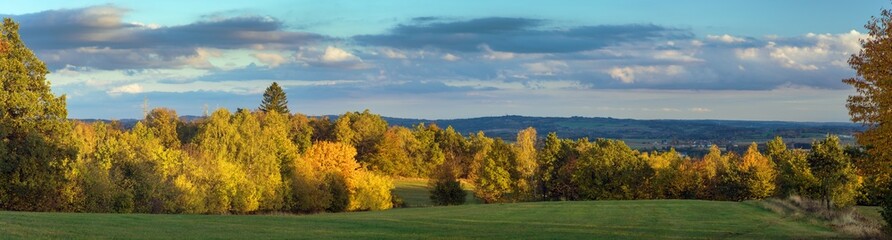 autumn scenery from Bohemian and Moravian highland