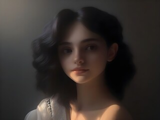 portrait of a woman. generated with AI