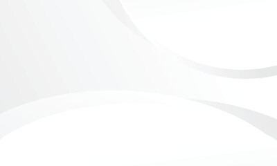 Abstract White and grey curve background. Vector illustration