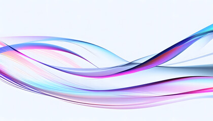 Naklejka premium Elegant Abstract Smoke Shape with Soft Gradient Waves in Pastel Colors. Fluid Design Background