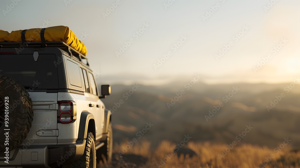 Wall mural off-road vehicle